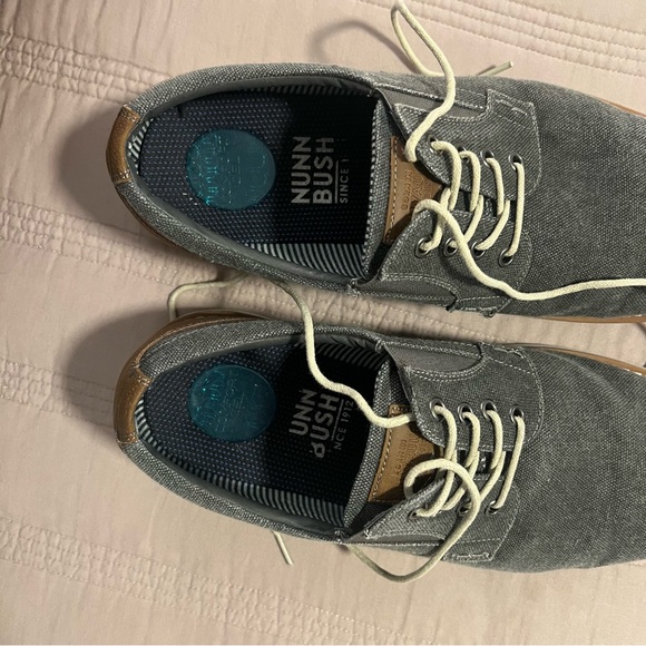 Nunn Bush Otto Oxford charcoal blue brown 11W - Picture 3 of 9